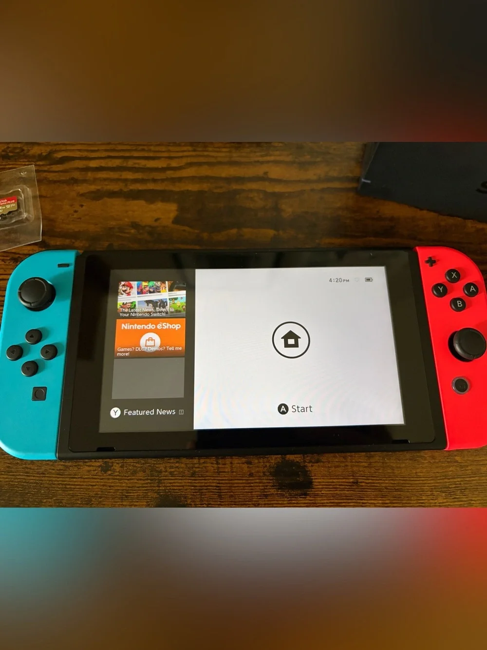 Nintendo Switch Console Bundle with Red & Blue Joy-Con and Galaxy Controllers